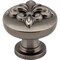 Jeffrey Alexander 1-3/8" Diameter Brushed Pewter Lafayette Cabinet Knob 218BNBDL - alternate 1